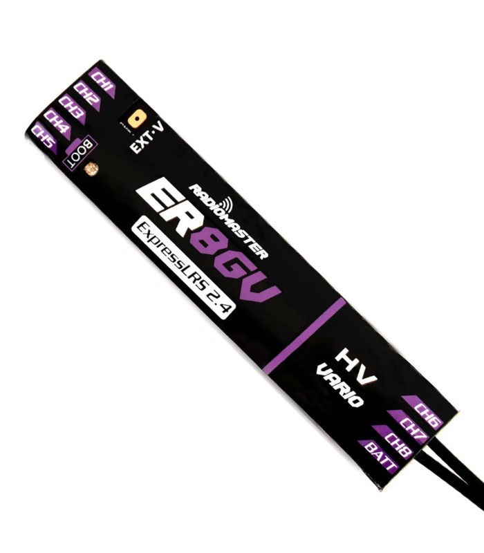 RadioMaster - ER8GV - Vario Sensor - 2.4GHz - 8CH PWM ExpressLRS receiver