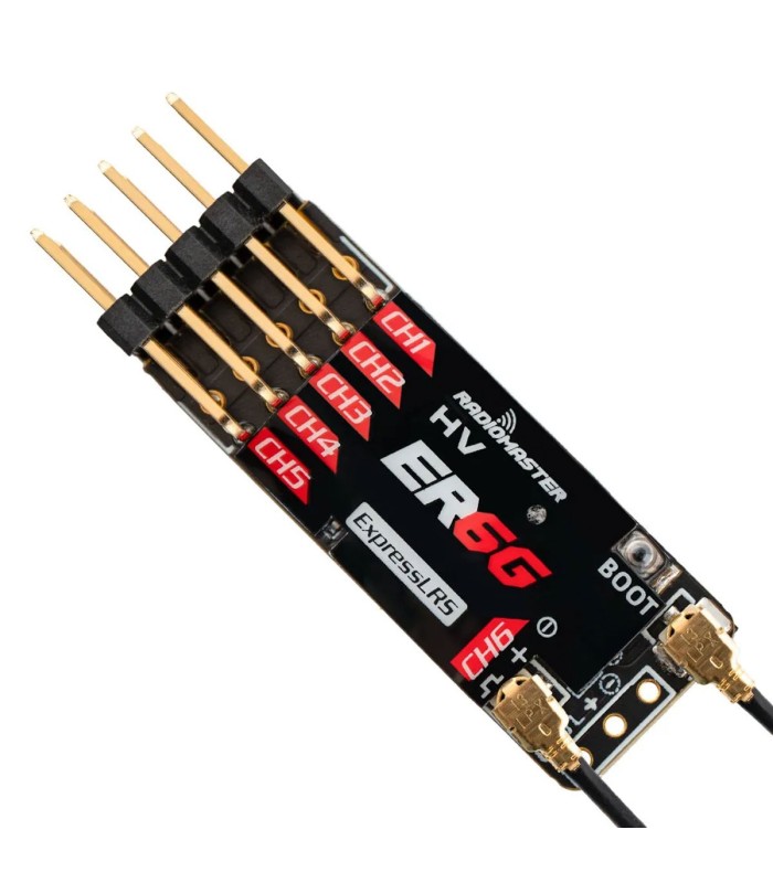 RadioMaster - ER6G 2.4GHz - 6CH PWM ExpressLRS receiver