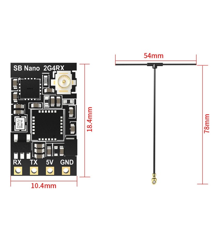 SpeedyBee NANO 2.4G ExpressLRS ELRS Receiver