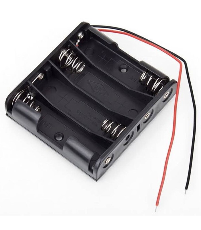 Adattatore 4 x AA-Porta batterie in serie