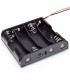 Adattatore 4 x AA-Porta batterie in serie