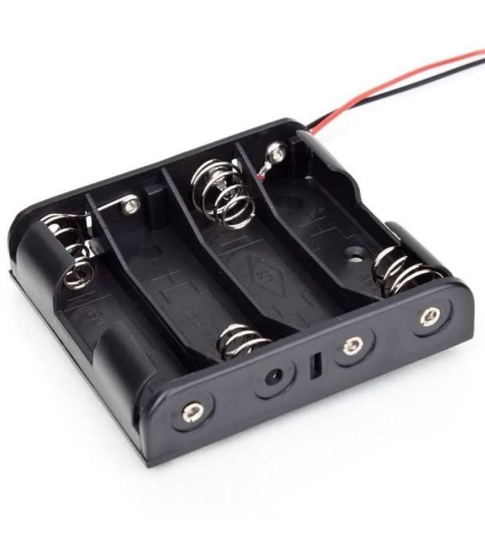 Adattatore 4 x AA-Porta batterie in serie