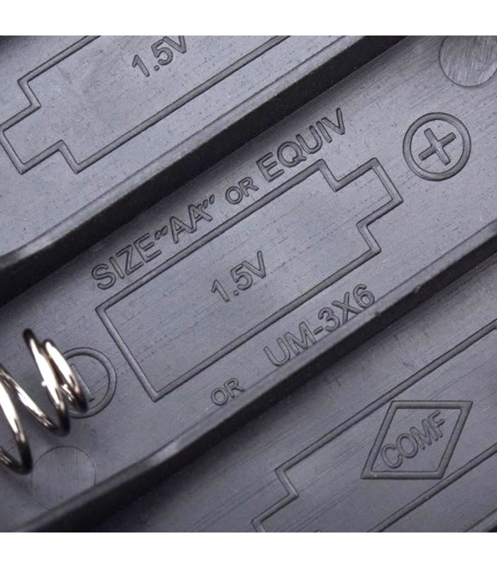 Adattatore 4 x AA-Porta batterie in serie