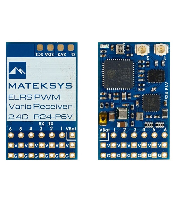 Matek ELRS R24-P6V - ExpressLRS-2.4GHz  PWM Vario Receiver