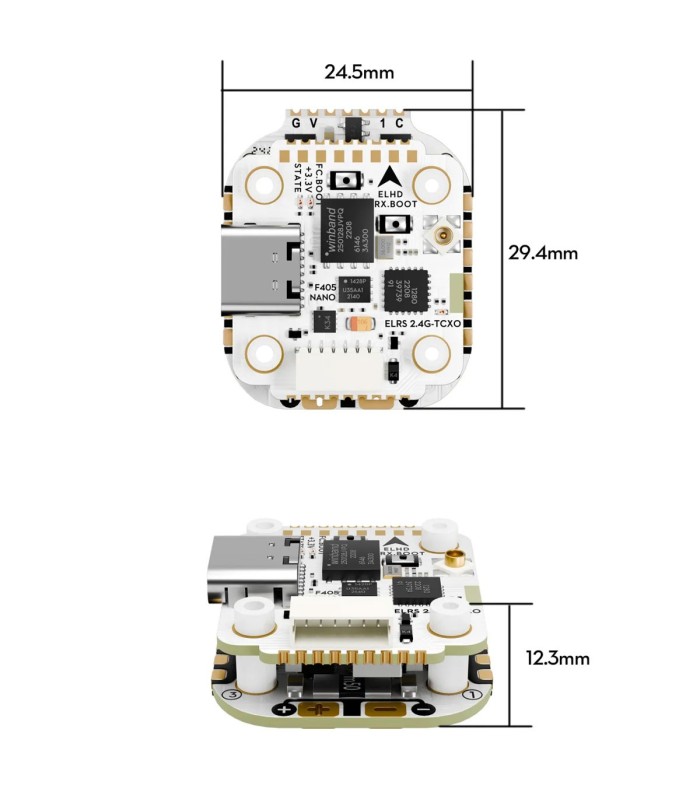 Flywoo GOKU GN405 Nano HD 35A Stack V3 - TXCO ELRS 2.4G