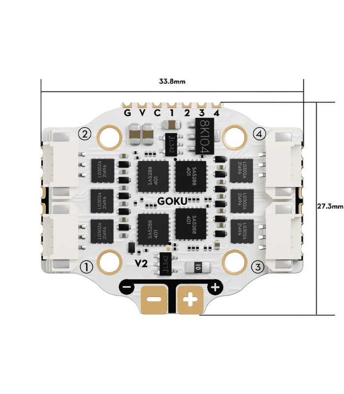 Flywoo GOKU GN405 Nano HD 20A Stack V3 - TXCO ELRS 2.4G