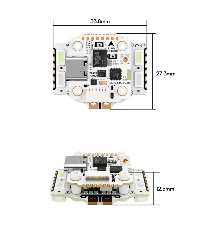 Flywoo GOKU GN405 Nano HD 20A Stack V3 - TXCO ELRS 2.4G