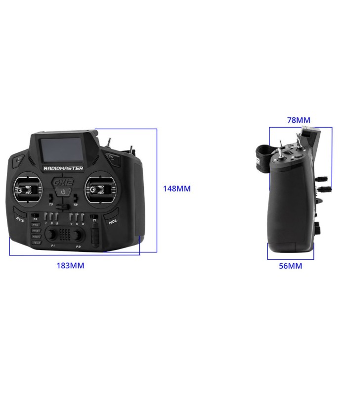 Radiomaster GX12 – Radiocomando Dual-Band ExpressLRS