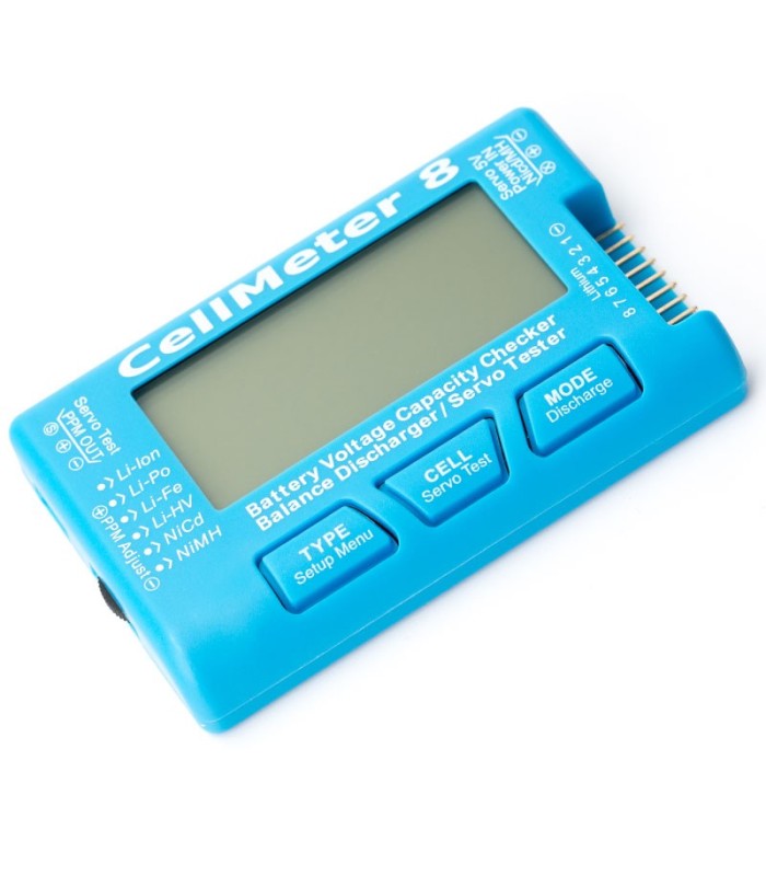Cellmeter 8-Tester digitale multifunzionale con Servo Checker