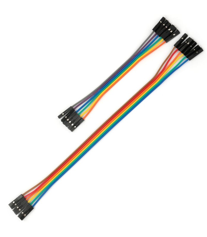 Arduino Dupont Jumper - Cavo 1P-1P 2.54mm Femmina-Femmina-10/20cm