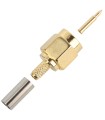 Connettore SMA Maschio da Crimpare / Saldare - Cavo RG316-RG174-LMR100