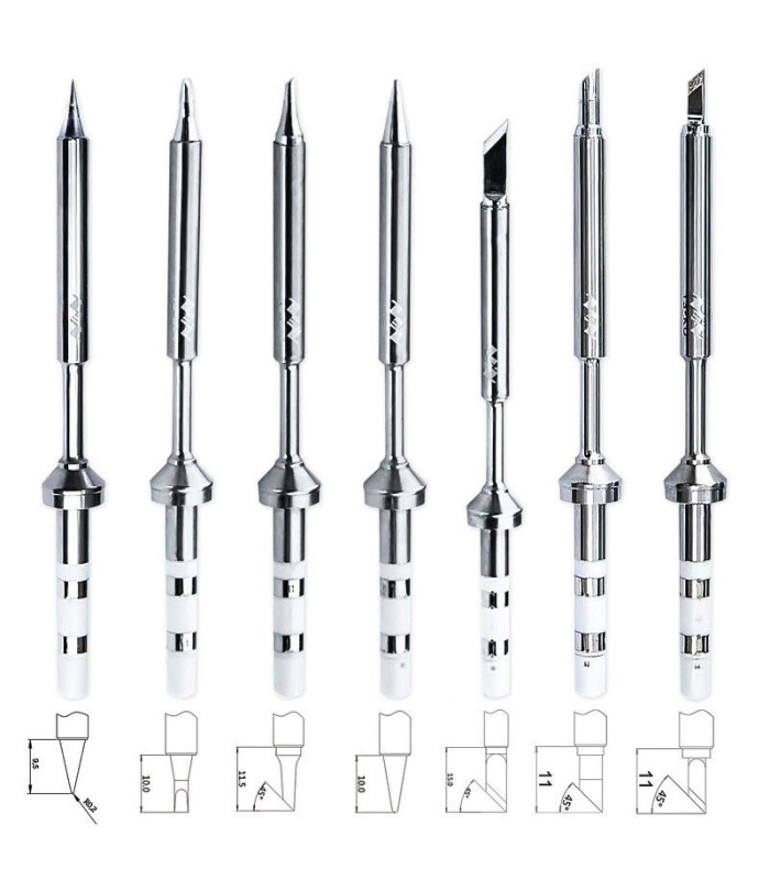 Punte Originali per il saldatore TS100 - Vari modelli