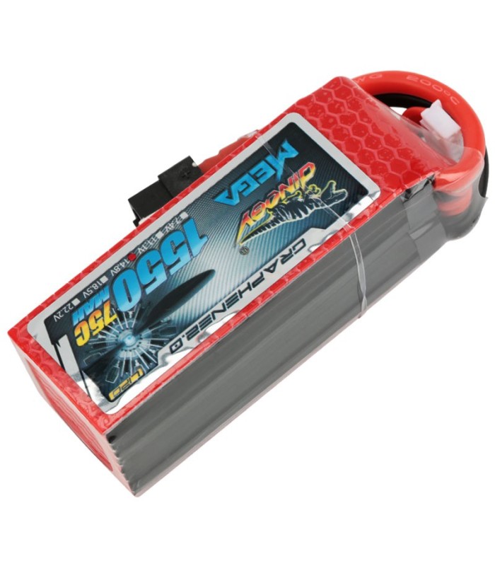 Dinogy Mega Graphene 4S 1550mAh 75C - LiPo Battery