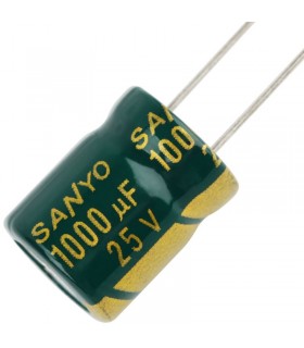 Sanyo Condensatore Elettrolitico 25V 1000uF - Alta Frequenza-105°