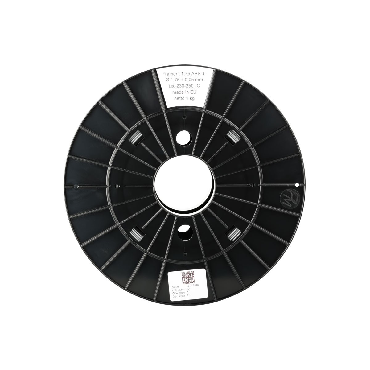 Black EasyABS filament 1kg