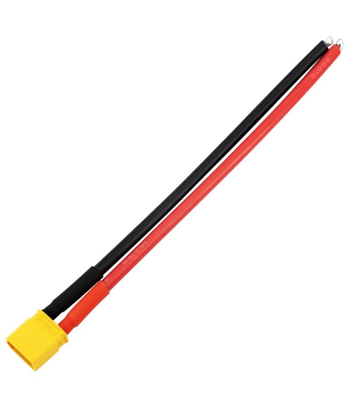 AMASS XT30-AWG 16-Connettore maschio-cavo in silicone AWG 16-10cm