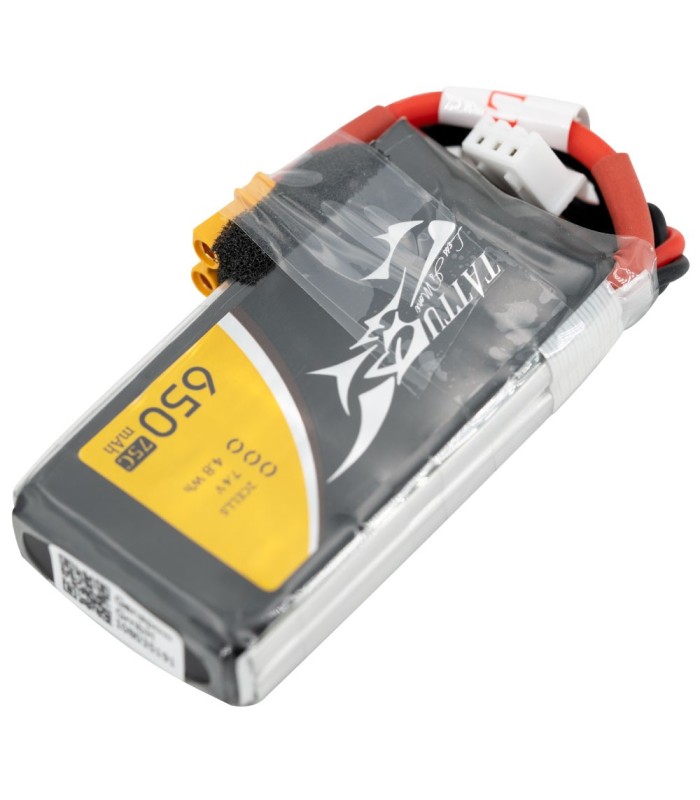 Tattu 650mAh 75C 2S1P 7.4V - XT30 - Lipo Battery