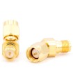 SMA maschio - RP-SMA femmina - Adattatore 45°