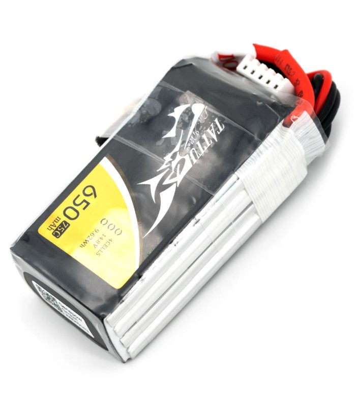 4S-650mAh-75C - Tattu Lipo Battery Pack - 14.8V - XT30