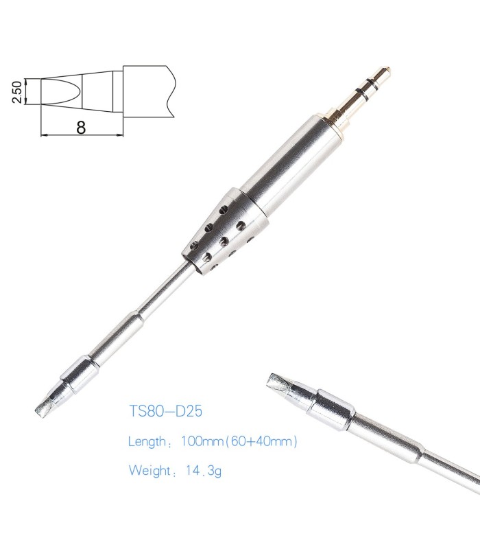 TS80/TS80P D25 - Punta originale e-Design