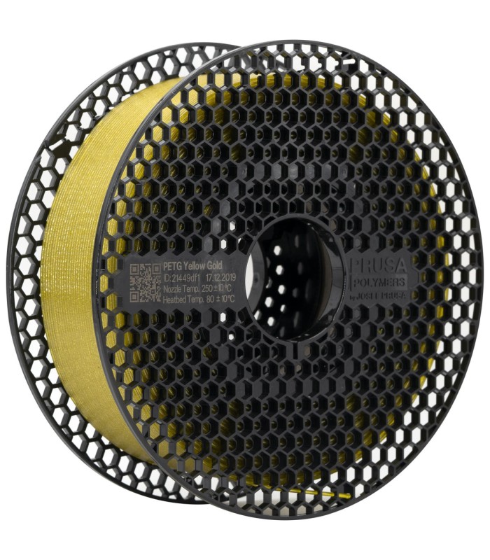 Prusament PETG Yellow Gold - 3D Filament 1Kg-1,75mm