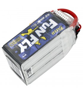 6S-1550mAh-100C - Tattu FunFly Lipo Battery Pack - 22.2V-XT60