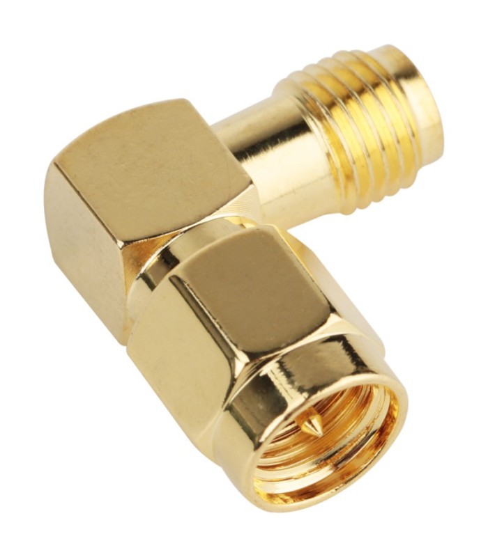 Connettore - Adattatore da SMA Maschio a SMA Femmina - 90°