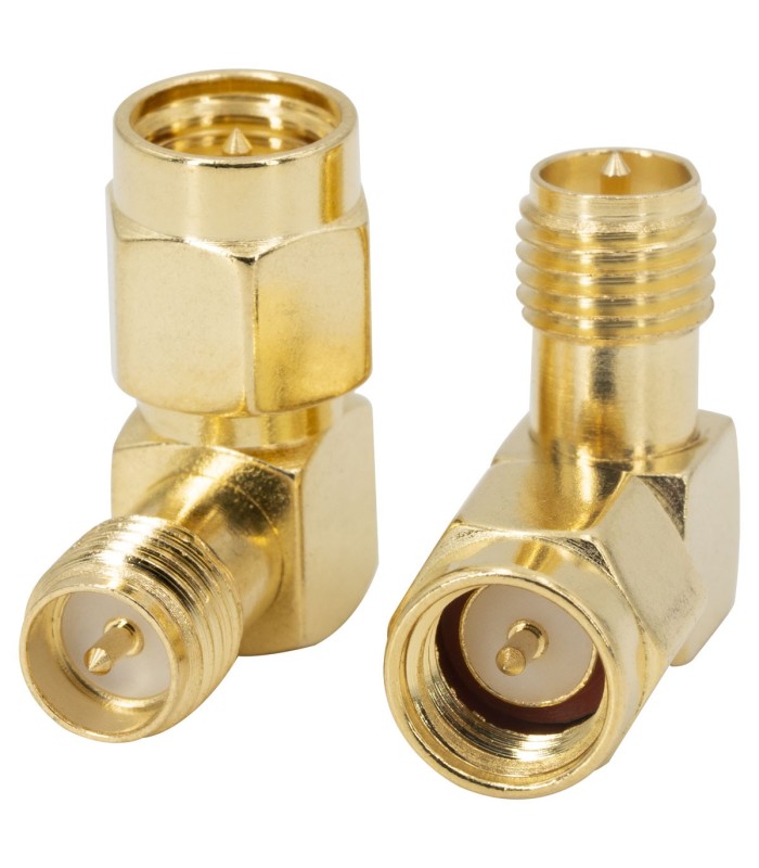 SMA Maschio - RP-SMA Femmina - 90° - Connettore - Adattatore