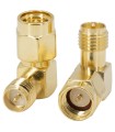 SMA Maschio - RP-SMA Femmina - 90° - Connettore - Adattatore