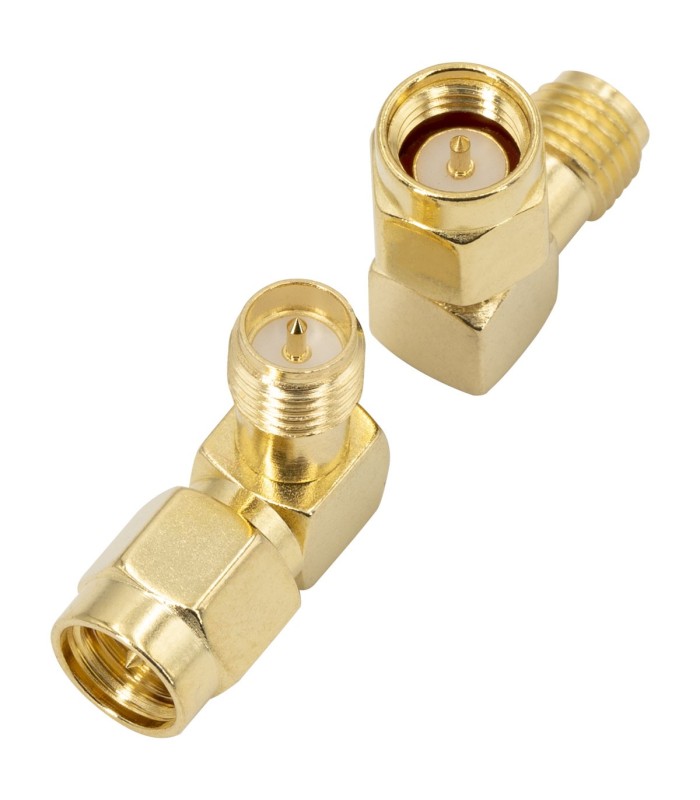 SMA Maschio - RP-SMA Femmina - 90° - Connettore - Adattatore