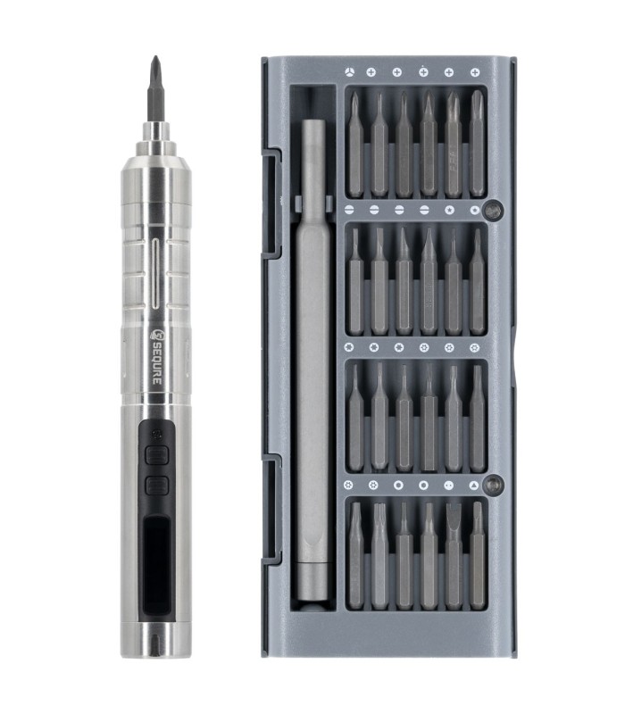 SEQURE SQ-ES126 - Smart Mini Electric Screwdriver - Set 24 Bits