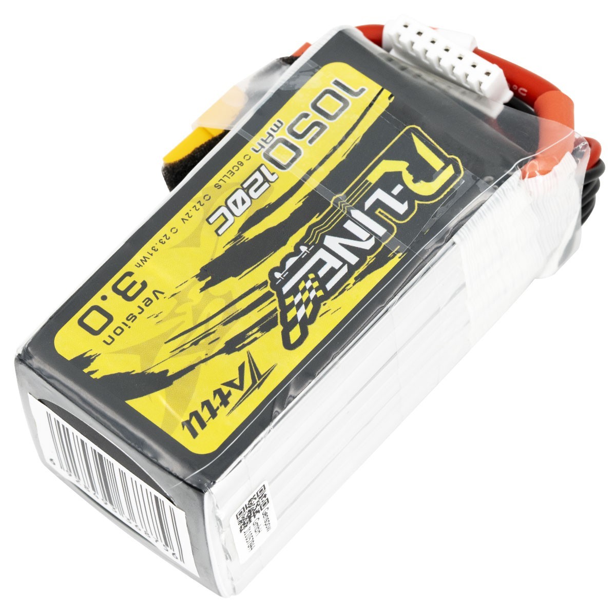 6S-1050mAh-120C - Tattu R-Line V3.0 Lipo Battery Pack - 22.2V - XT60