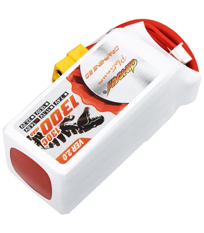 4S-1300mAh -130C - Dinogy Platinum Graphene - Batteria LiPo