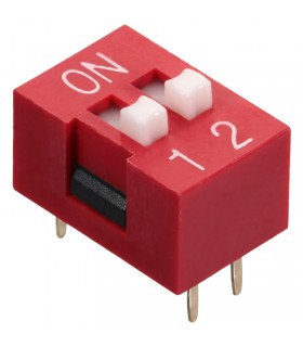 DIP Switch a 2 contatti passo 2,54mm - Interruttore - Commutatore