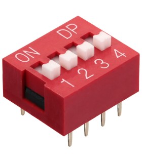 DIP Switch a 4 contatti passo 2,54mm - Interruttore - Commutatore