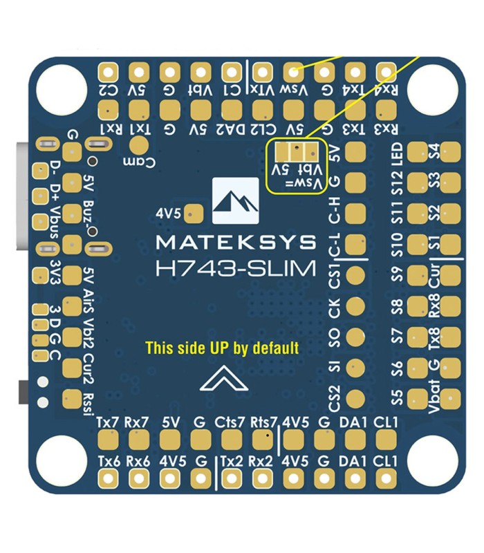 Matek F722 SE Flight Controller - OSD BetaFlight-INAV - Dual Gyro