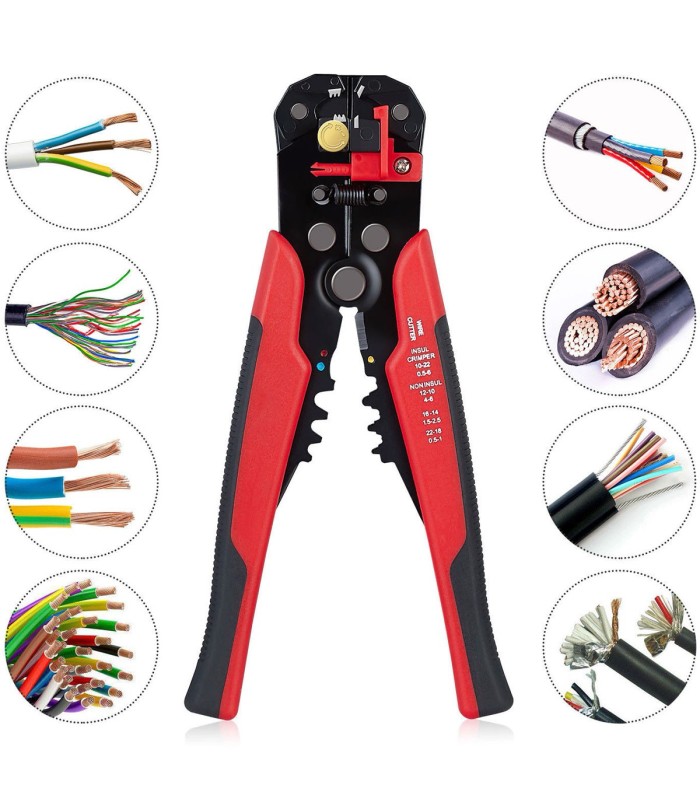 Spelafili Professionale Automatico - Crimpatrice-Tagliafili - 5in1