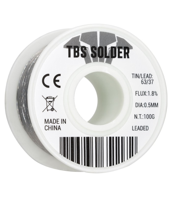 TBS Solder-Stagno professionale 63/37-Flux 1.8% - costruzionedroni.it
