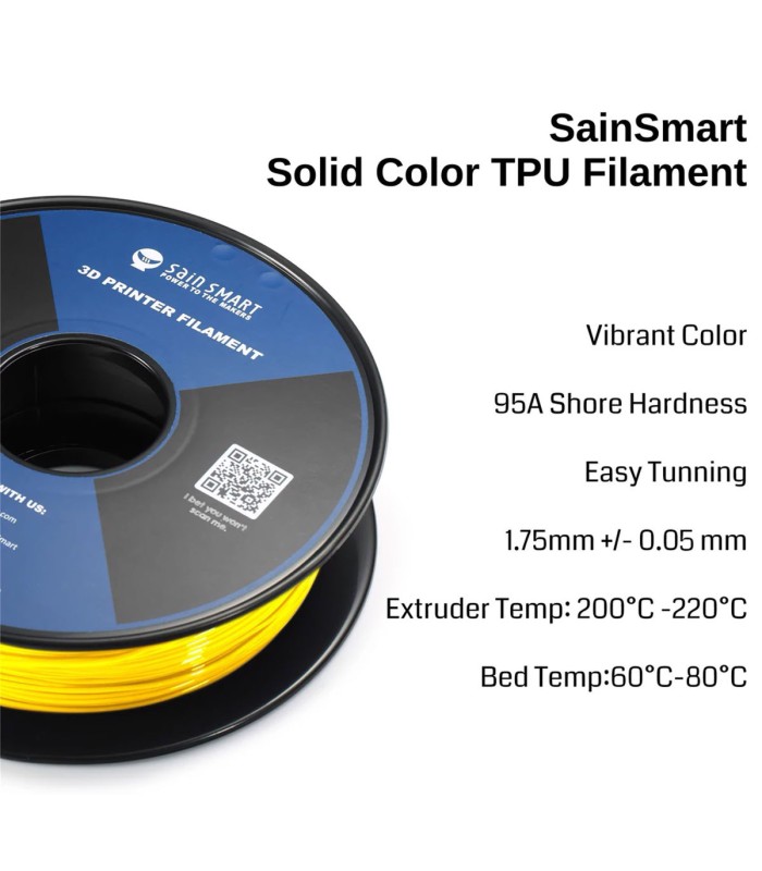 Neon Yellow - Sain Smart TPU Cyberpunk Color - 1.75mm 0.8kg/1.76lb
