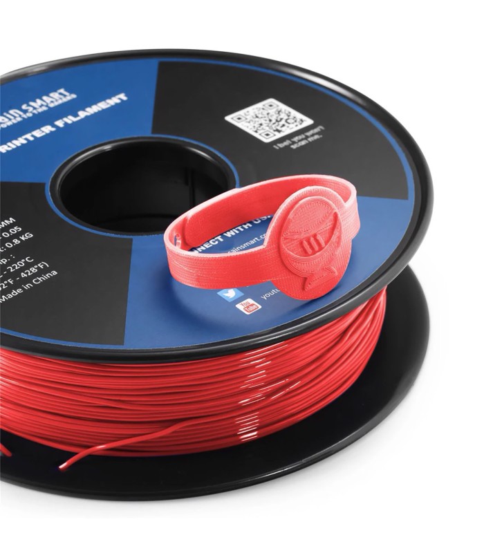 Neon Scarlet - Sain Smart TPU Cyberpunk Color - 1.75mm 0.8kg/1.76lb