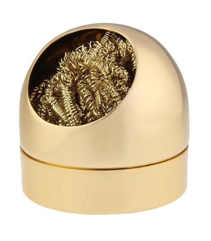 Spirale in rame per pulizia punta saldatore e strumenti di saldatura - inserto laterale