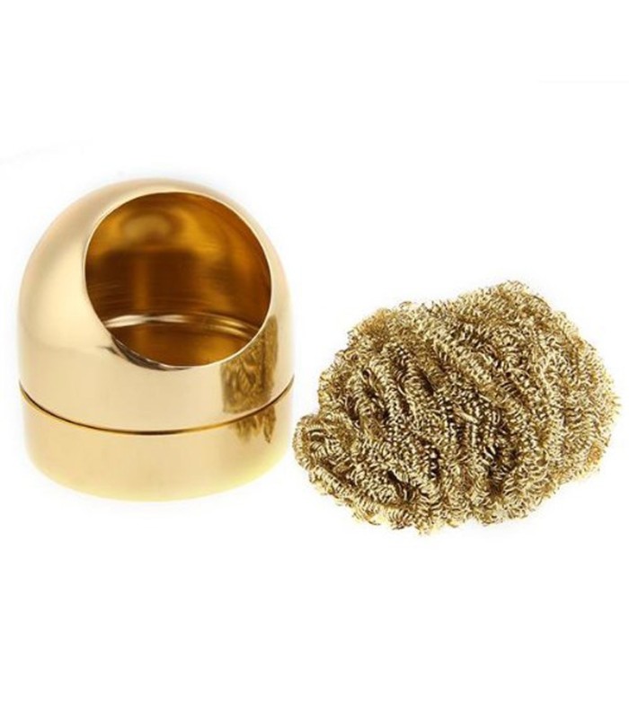 Spirale in rame per pulizia punta saldatore e strumenti di saldatura - inserto laterale