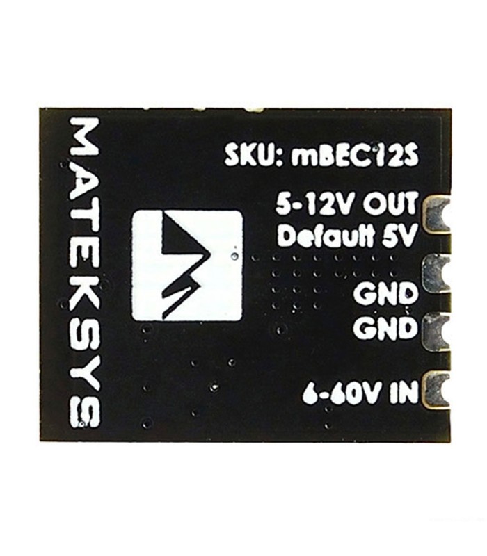 Matek-Micro BEC 12S - 6-60V - 5V/9V/12V-ADJ