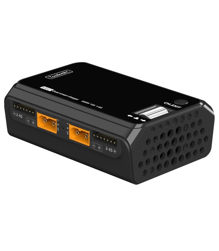 ToolKitRC M6D - 500W 25A DUAL - Carica batterie e bilanciatore
