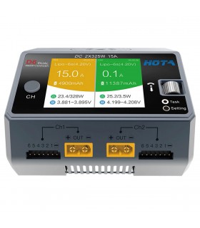 Hota D6 PRO - 650W 15Ax2 - AC/DC - Dual Channel - Carica Batterie e Bilanciatore