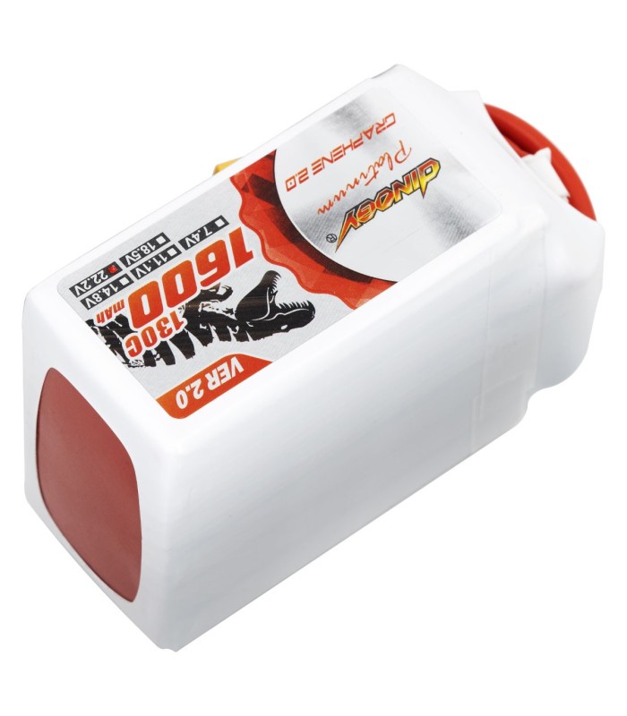 6S-1600mAh -130C - Dinogy Platinum Graphene - Batteria LiPo