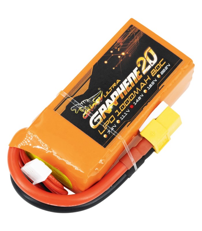 4S-1000mAh-80C - Dinogy Ultra Graphene - Batteria LiPo