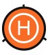 DRONE LANDING PAD - 55cm/75cm/105cm - Piattaforma di Decollo-Atterraggio