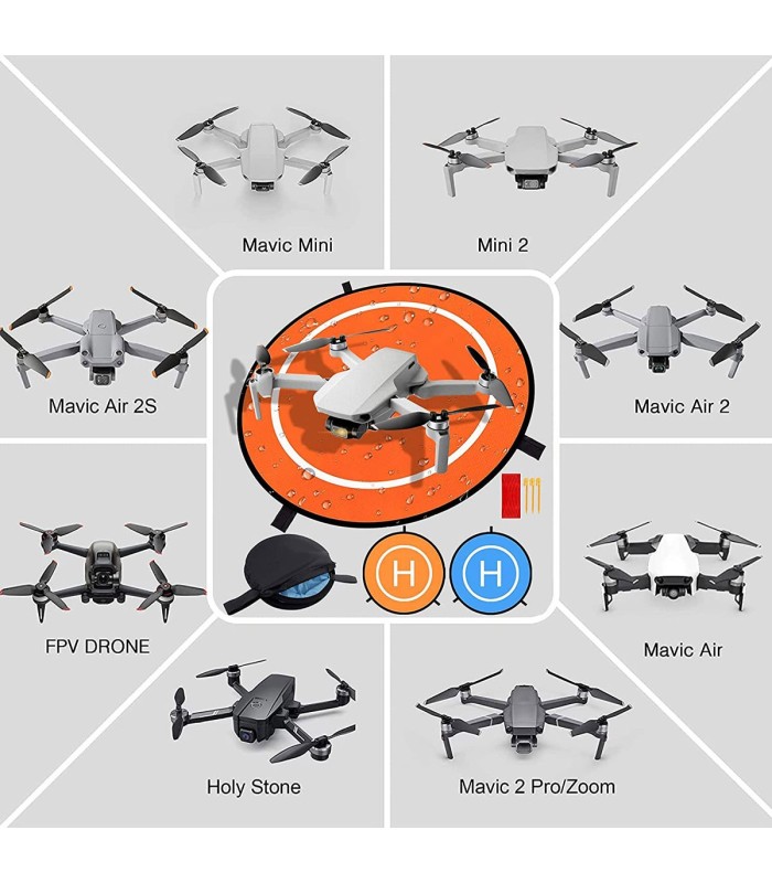 DRONE LANDING PAD - 55cm/75cm/105cm - Piattaforma di Decollo-Atterraggio