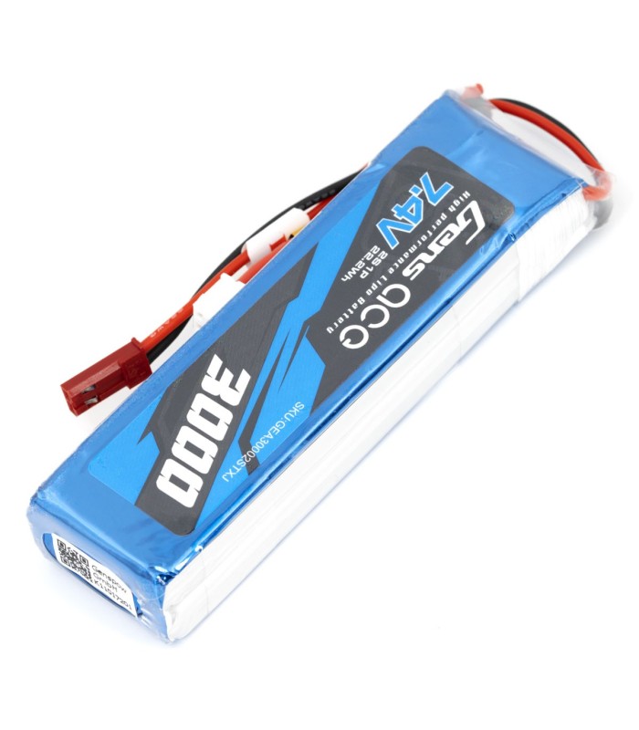 2S-3000mAh 7.4V -Gens Ace - TX LiPo Battery